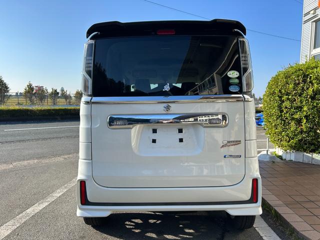 スペーシアカスタム ハイブリッドＸＳターボ　冠水歴車ＥＴＣ車載器インタークーラーターボ運転席シートヒーターパドルシフトパワーアウトレットスマートキー２本Ｐスタートイモビライザー付禁煙車バックカメラ付衝突安全ボディー衝突軽減ブレーキ無し（10枚目）