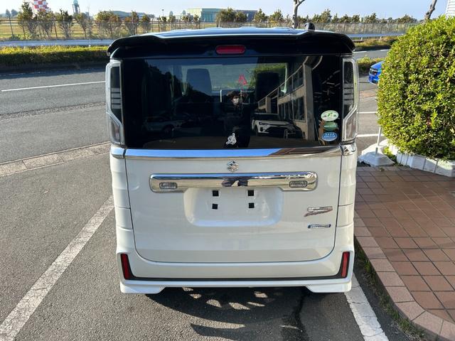 スペーシアカスタム ハイブリッドＸＳターボ　冠水歴車ＥＴＣ車載器インタークーラーターボ運転席シートヒーターパドルシフトパワーアウトレットスマートキー２本Ｐスタートイモビライザー付禁煙車バックカメラ付衝突安全ボディー衝突軽減ブレーキ無し（11枚目）