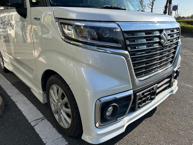 スペーシアカスタム ハイブリッドＸＳターボ　冠水歴車ＥＴＣ車載器インタークーラーターボ運転席シートヒーターパドルシフトパワーアウトレットスマートキー２本Ｐスタートイモビライザー付禁煙車バックカメラ付衝突安全ボディー衝突軽減ブレーキ無し（18枚目）