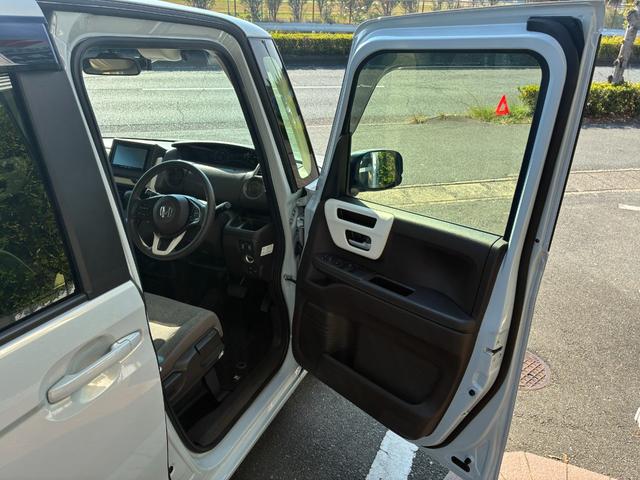 N-BOX L 冠水歴車ナビTVバックカメラBT対応ETC車載器センシング衝突軽減ブレーキアダプティブクルコン禁煙車ドライブレコーダー前席シートヒーター両側パワースライドドアメンテノート取説スマートキー2本ドラレコ付(37枚目)