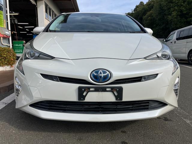 プリウス Ｓセーフティプラス　冠水歴車ナビＴＶバックカメラＢＴ対応ＥＴＣ車載器セーフティセンスプリクラッシュセーフティーレーダークルーズコントロールスマートキーＰスタートイモビ禁煙車オートマチックハイビームドラレコパール白（3枚目）