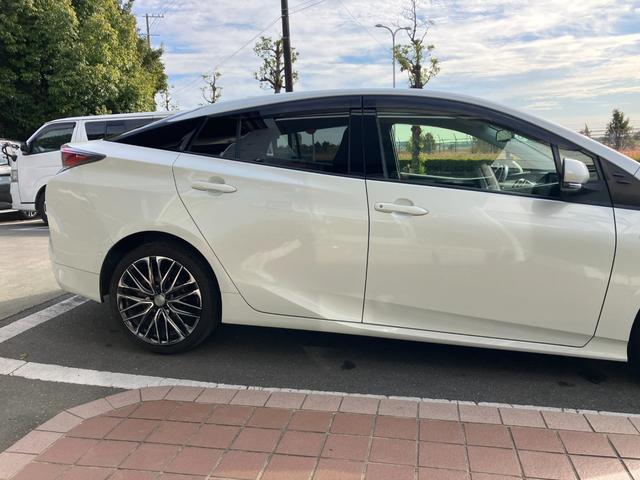 プリウス Ｓセーフティプラス　冠水歴車ナビＴＶバックカメラＢＴ対応ＥＴＣ車載器セーフティセンスプリクラッシュセーフティーレーダークルーズコントロールスマートキーＰスタートイモビ禁煙車オートマチックハイビームドラレコパール白（8枚目）