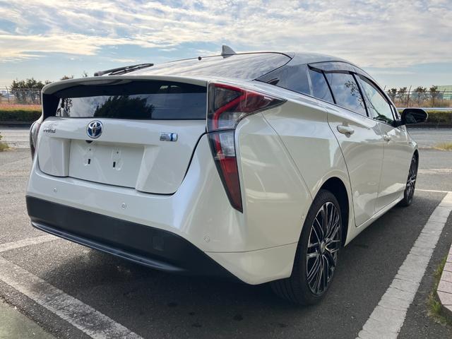 プリウス Ｓセーフティプラス　冠水歴車ナビＴＶバックカメラＢＴ対応ＥＴＣ車載器セーフティセンスプリクラッシュセーフティーレーダークルーズコントロールスマートキーＰスタートイモビ禁煙車オートマチックハイビームドラレコパール白（9枚目）