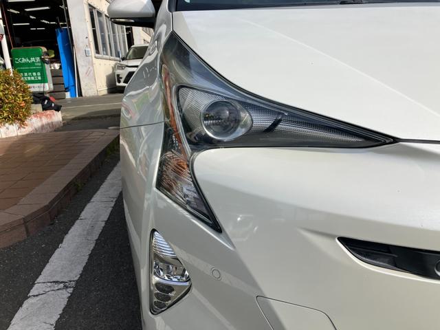 プリウス Ｓセーフティプラス　冠水歴車ナビＴＶバックカメラＢＴ対応ＥＴＣ車載器セーフティセンスプリクラッシュセーフティーレーダークルーズコントロールスマートキーＰスタートイモビ禁煙車オートマチックハイビームドラレコパール白（15枚目）