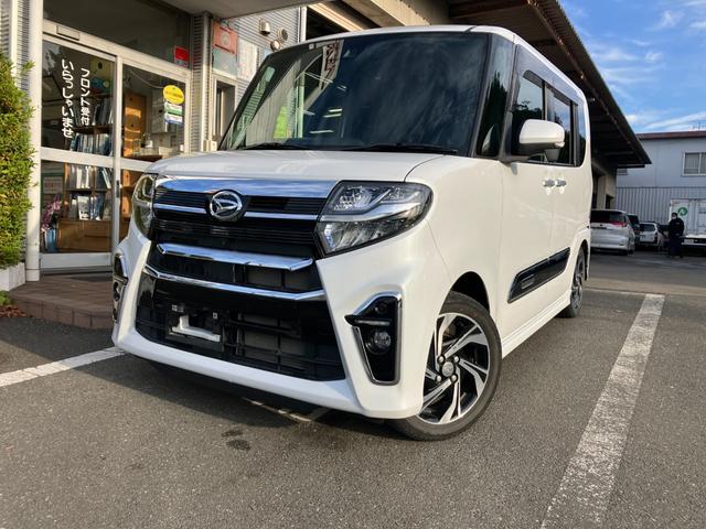 タント カスタムＲＳスタイルセレクション　冠水歴車ナビＴＶバックカメラＥＴＣ車載器全方位モニターインタークーラーターボスマートアシスト衝突被害軽減ブレーキ踏み間違防止両側パワスラスマートキーＰスタート禁煙車前席シートヒーター革調シートカバー付（2枚目）