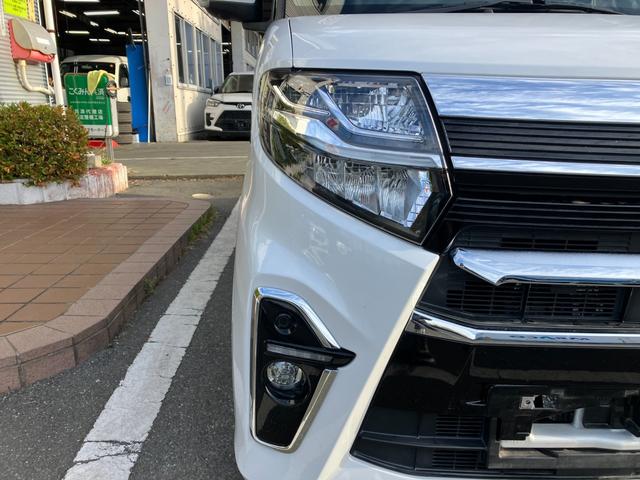 タント カスタムＲＳスタイルセレクション　冠水歴車ナビＴＶバックカメラＥＴＣ車載器全方位モニターインタークーラーターボスマートアシスト衝突被害軽減ブレーキ踏み間違防止両側パワスラスマートキーＰスタート禁煙車前席シートヒーター革調シートカバー付（18枚目）