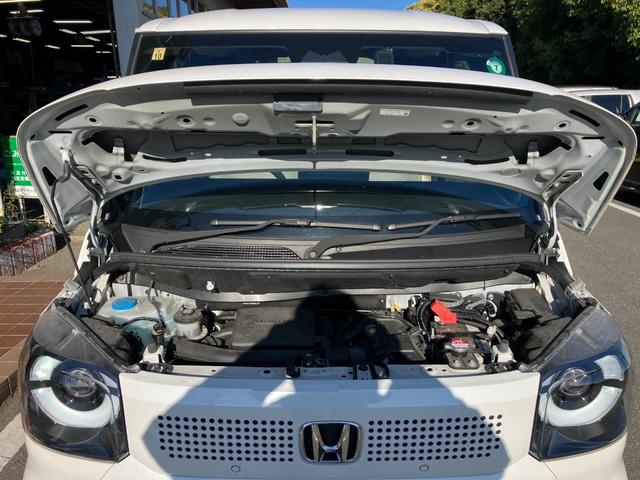 Ｎ－ＢＯＸ ベースグレード　冠水歴車ナビＴＶバックカメラＢＴオーディオ対応センシングアダプティブクルコン両側パワスラスマートキー２本ドラレコ前後２カメラ禁煙車メンテノート取説付充電用ＵＳＢジャック前席シートヒーターＬＥＤヘッド（29枚目）
