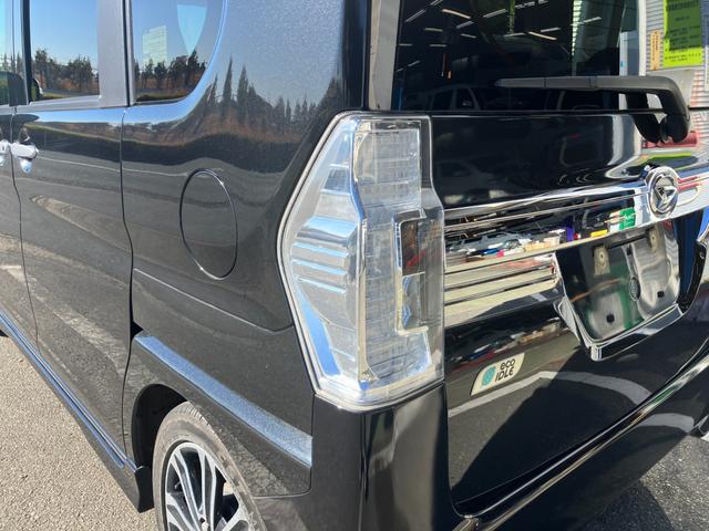 タント カスタムRS ディスプレイオーディオバックカメラインタークーラーターボ禁煙車ETC車載器純正アルミ両側パワースライドドアスマートキーPスタートイモビライザー付衝突安全ボディーエコアイドルフォグランプ付カスタムRS(23枚目)