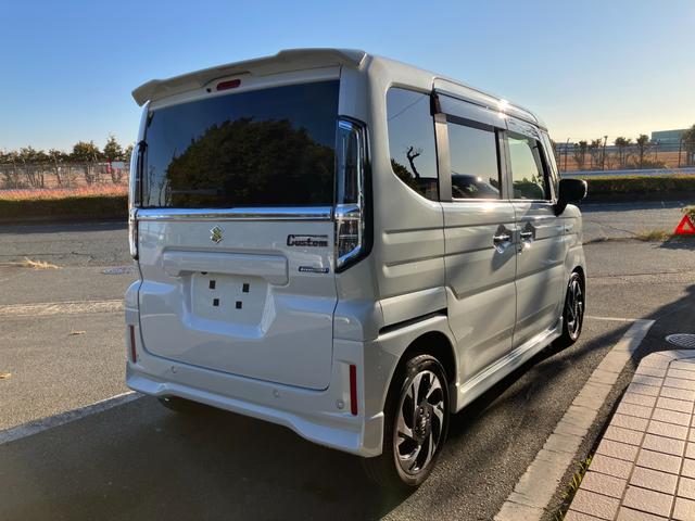 スペーシアカスタム ハイブリッドＸＳターボ　冠水歴車全方位モニター付ナビアップルカカープレイアンドロイドオート対応インタークーラーターボデュアルセンサーブレーキサポートＩＩアダプティブクルコン前席シートヒータードラレコＥＴＣ付両側パワスラ禁煙車（9枚目）