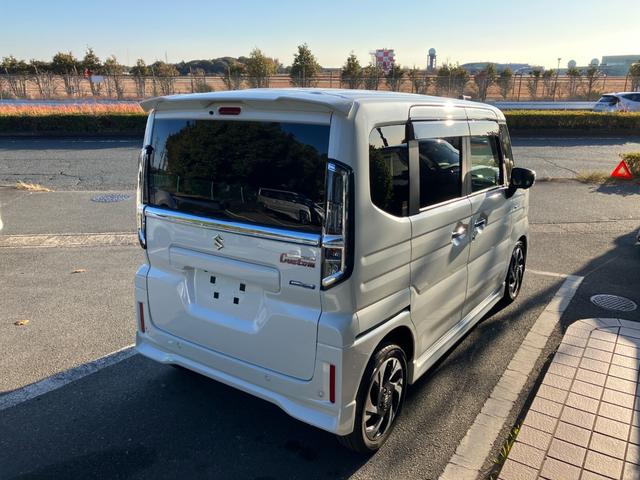 スペーシアカスタム ハイブリッドＸＳターボ　冠水歴車全方位モニター付ナビアップルカカープレイアンドロイドオート対応インタークーラーターボデュアルセンサーブレーキサポートＩＩアダプティブクルコン前席シートヒータードラレコＥＴＣ付両側パワスラ禁煙車（10枚目）