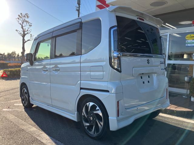 スペーシアカスタム ハイブリッドＸＳターボ　冠水歴車全方位モニター付ナビアップルカカープレイアンドロイドオート対応インタークーラーターボデュアルセンサーブレーキサポートＩＩアダプティブクルコン前席シートヒータードラレコＥＴＣ付両側パワスラ禁煙車（13枚目）