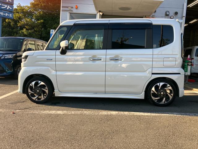 スペーシアカスタム ハイブリッドＸＳターボ　冠水歴車全方位モニター付ナビアップルカカープレイアンドロイドオート対応インタークーラーターボデュアルセンサーブレーキサポートＩＩアダプティブクルコン前席シートヒータードラレコＥＴＣ付両側パワスラ禁煙車（15枚目）