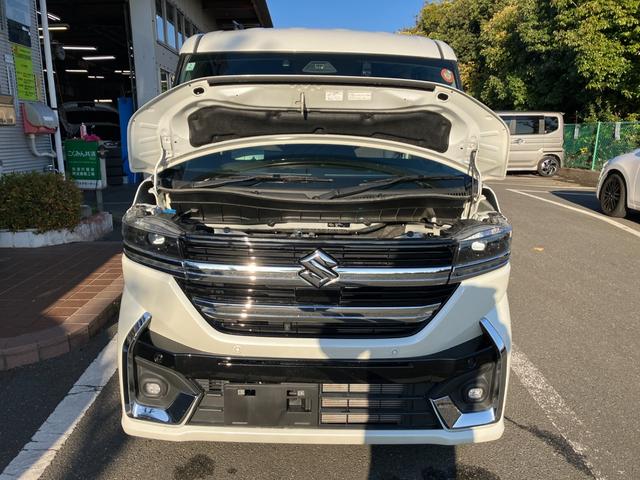 スペーシアカスタム ハイブリッドＸＳターボ　冠水歴車全方位モニター付ナビアップルカカープレイアンドロイドオート対応インタークーラーターボデュアルセンサーブレーキサポートＩＩアダプティブクルコン前席シートヒータードラレコＥＴＣ付両側パワスラ禁煙車（29枚目）