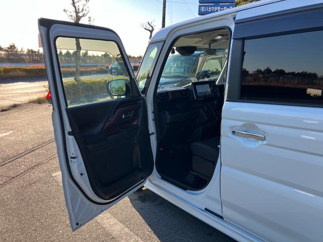 スペーシアカスタム ハイブリッドＸＳターボ　冠水歴車全方位モニター付ナビアップルカカープレイアンドロイドオート対応インタークーラーターボデュアルセンサーブレーキサポートＩＩアダプティブクルコン前席シートヒータードラレコＥＴＣ付両側パワスラ禁煙車（44枚目）