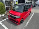 Ｎ－ＢＯＸカスタム Ｇ・Ｌホンダセンシング　雹害車ナビＴＶバックカメラＥＴＣ車載器付ＢＴ対応スマートキーＰスタートイモビ付ホンダセンシング衝突軽減ブレーキ付踏み間違え防止装置白線逸脱警報両側パワスラＬＥＤヘッド前席シートヒーター横滑り防止（2枚目）