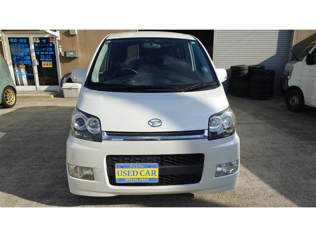 ムーヴ カスタム　ＲＳ　ターボ車　フルエアロ　１６インチアルミ　Ｂｌｕｅｔｏｏｔｈナビ　バックカメラ　ステアリングリモコン　社外フロアマット　ウォーターポンプ　ウォーターポンププーリー　ベルト交換（4枚目）