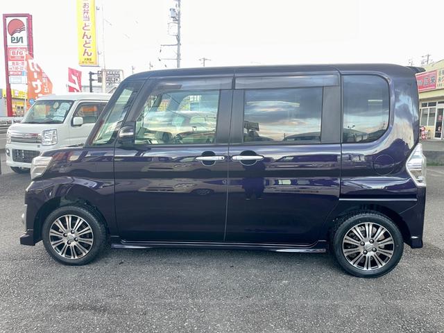 タント カスタムＸ　両側スライド片側電動　ＬＥＤ　ＢＬＵＥＴＯＯＴＨ　メモリナビ　フルセグ　ＤＶＤ可　Ｂカメラ　ＥＴＣ付　Ｉストップ　オ－トエアコン　衝突安全ボディ　ＡＢＳ　イモビ（4枚目）