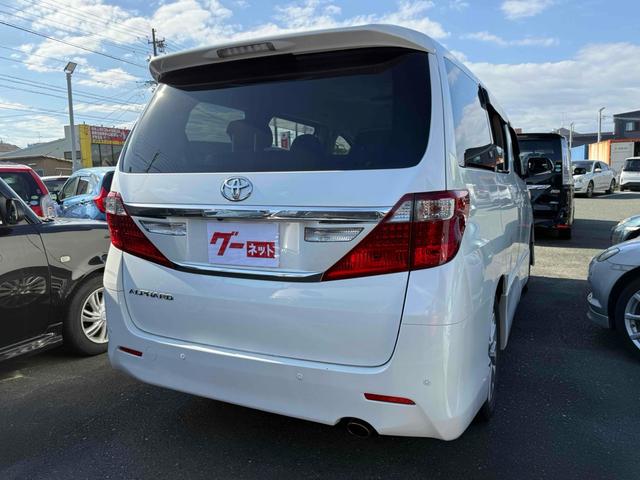 アルファード ２４０Ｓ　ＥＴＣ　バックカメラ　ＴＶ　クリアランスソナー　両側電動スライドドア　オートライト　ＨＩＤ　スマートキー　電動格納ミラー　後席モニター　３列シート　ＣＶＴ　アルミホイール　盗難防止システム（13枚目）