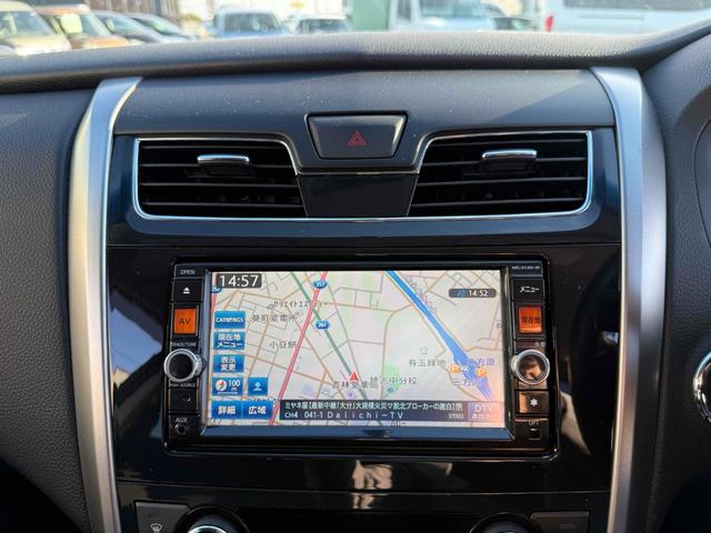 ティアナ XL ドライブレコーダー ETC バックカメラ ナビ TV アルミホイール オートライト HID CVT スマートキー 電動格納ミラー 盗難防止システム パワーシート ミュージックプレイヤー接続可(4枚目)