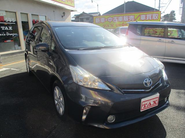 プリウスアルファ Ｓ　純正ＳＤナビ・フルセグＴＶ・Ｂｌｕｅｔｏｏｔｈ・バックカメラ・ＥＴＣ・車検９年６月まで（4枚目）