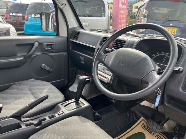キャリイトラック ＫＣエアコン・パワステ　パートタイム４ＷＤ　ＡＴ　エアコン　パワーステアリング　ＣＤ　オドメーター表示不良（16枚目）
