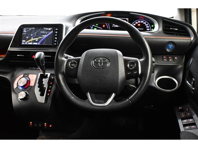 シエンタ ハイブリッド　ファンベースＧ　ハイブリッド　衝突被害軽減システム　両側電動スライド　オートクルーズコントロール　ＬＥＤヘッドランプ　メモリーナビ　バックカメラ　ＥＴＣ　フルセグ　ＤＶＤ再生　ＣＤ　社外アルミホイール　スマートキー（5枚目）