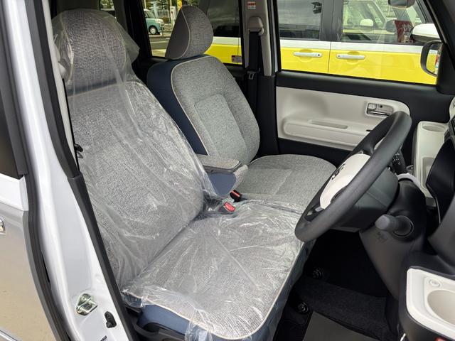 ムーヴキャンバス ストライプスG 14インチフルホイールキャップ LEDヘッドランプ LEDフォグランプ ホっとカップホルダー 両側パワースライドドア キーフリーシステム プッシュボタンスタート UVカットガラス(37枚目)