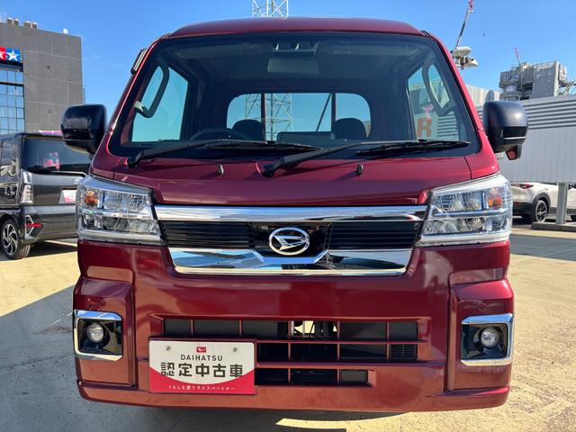 ハイゼットトラック ジャンボエクストラ　ＬＥＤヘッドランプ　シートスライド＆リクライニング機構　荷台ステップ　オーバーヘッドシェルフ　マニュアルエアコン　コーナーセンサー（2枚目）