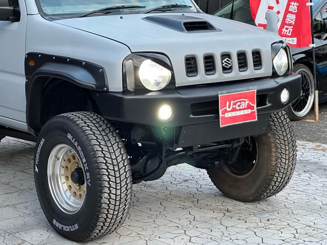 ジムニー XC 【1年間走行無制限保証】/フルカスタム車両(エアロ・マフラー・スキッドプレート・リフトアップ・ブリスターフェンダー・LEDテール・シートカバー・アルミホイール)/Bluetoothオーディオ付社外ナビ(17枚目)