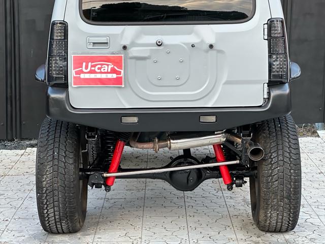 ジムニー XC 【1年間走行無制限保証】/フルカスタム車両(エアロ・マフラー・スキッドプレート・リフトアップ・ブリスターフェンダー・LEDテール・シートカバー・アルミホイール)/Bluetoothオーディオ付社外ナビ(36枚目)