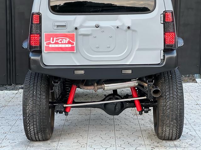 ジムニー XC 【1年間走行無制限保証】/フルカスタム車両(エアロ・マフラー・スキッドプレート・リフトアップ・ブリスターフェンダー・LEDテール・シートカバー・アルミホイール)/Bluetoothオーディオ付社外ナビ(37枚目)