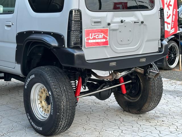 ジムニー XC 【1年間走行無制限保証】/フルカスタム車両(エアロ・マフラー・スキッドプレート・リフトアップ・ブリスターフェンダー・LEDテール・シートカバー・アルミホイール)/Bluetoothオーディオ付社外ナビ(42枚目)