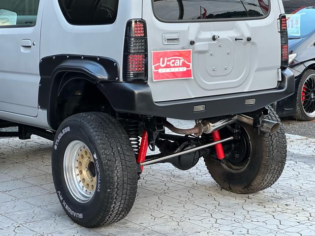 ジムニー XC 【1年間走行無制限保証】/フルカスタム車両(エアロ・マフラー・スキッドプレート・リフトアップ・ブリスターフェンダー・LEDテール・シートカバー・アルミホイール)/Bluetoothオーディオ付社外ナビ(43枚目)