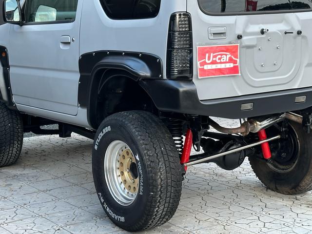 ジムニー XC 【1年間走行無制限保証】/フルカスタム車両(エアロ・マフラー・スキッドプレート・リフトアップ・ブリスターフェンダー・LEDテール・シートカバー・アルミホイール)/Bluetoothオーディオ付社外ナビ(44枚目)