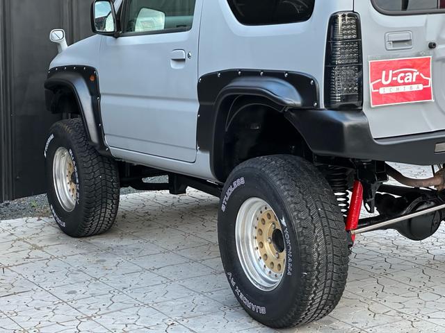 ジムニー XC 【1年間走行無制限保証】/フルカスタム車両(エアロ・マフラー・スキッドプレート・リフトアップ・ブリスターフェンダー・LEDテール・シートカバー・アルミホイール)/Bluetoothオーディオ付社外ナビ(46枚目)