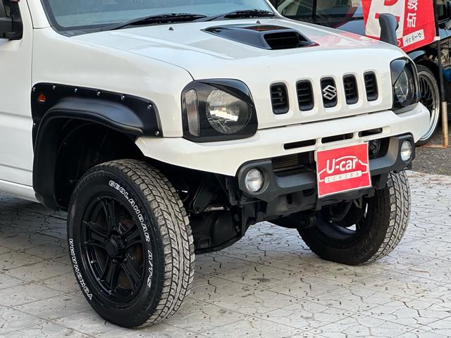 ジムニー ＸＣ　【１年間走行無制限保証】／フルカスタム車両（改バンパー・リフトアップ・ブリスターフェンダー・ＬＥＤテール・ヘッドライトカバー・オールテレーンＧＥＯＬＡＮＤＡＲ　Ａ／Ｔ－Ｓ）／ＢＴオーディオ／ＥＴＣ（12枚目）