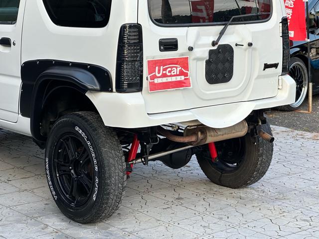 ジムニー ＸＣ　【１年間走行無制限保証】／フルカスタム車両（改バンパー・リフトアップ・ブリスターフェンダー・ＬＥＤテール・ヘッドライトカバー・オールテレーンＧＥＯＬＡＮＤＡＲ　Ａ／Ｔ－Ｓ）／ＢＴオーディオ／ＥＴＣ（34枚目）