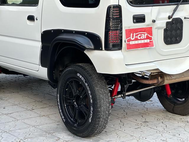 ジムニー ＸＣ　【１年間走行無制限保証】／フルカスタム車両（改バンパー・リフトアップ・ブリスターフェンダー・ＬＥＤテール・ヘッドライトカバー・オールテレーンＧＥＯＬＡＮＤＡＲ　Ａ／Ｔ－Ｓ）／ＢＴオーディオ／ＥＴＣ（37枚目）