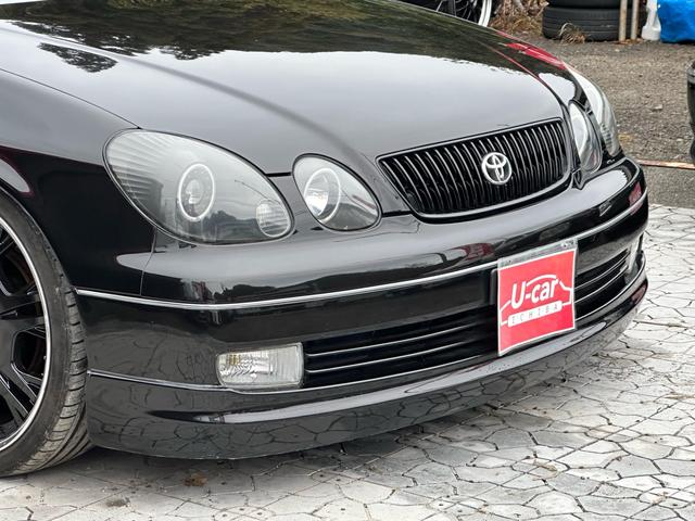 アリスト S300ベルテックスエディション 【1年間走行無制限保証】後期/フルエアロ/20インチ(WORK バルムンクBG2)/車高調(TEIN)/LEDイカリングインナーブラックヘッドライト/シートカバー/イエローフォグ/ETC(19枚目)