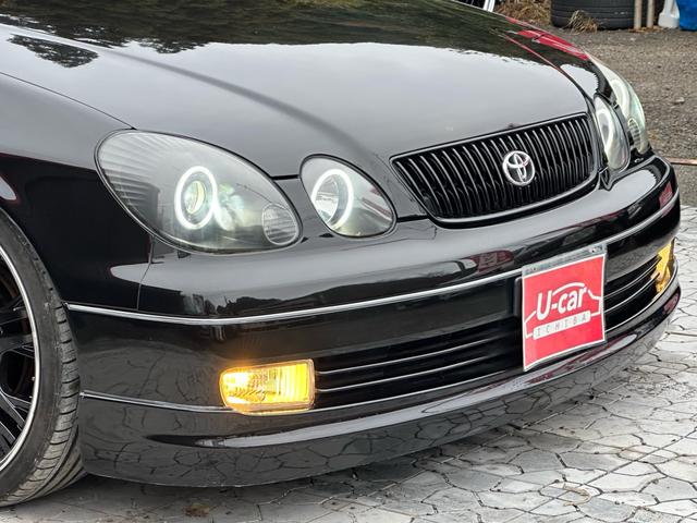 アリスト S300ベルテックスエディション 【1年間走行無制限保証】後期/フルエアロ/20インチ(WORK バルムンクBG2)/車高調(TEIN)/LEDイカリングインナーブラックヘッドライト/シートカバー/イエローフォグ/ETC(20枚目)