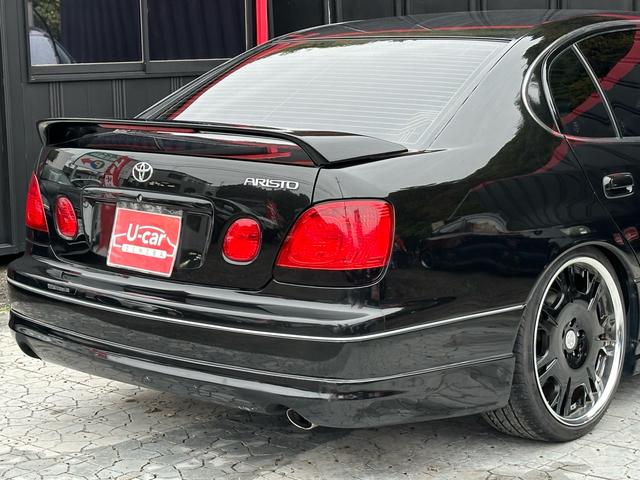 アリスト S300ベルテックスエディション 【1年間走行無制限保証】後期/フルエアロ/20インチ(WORK バルムンクBG2)/車高調(TEIN)/LEDイカリングインナーブラックヘッドライト/シートカバー/イエローフォグ/ETC(33枚目)