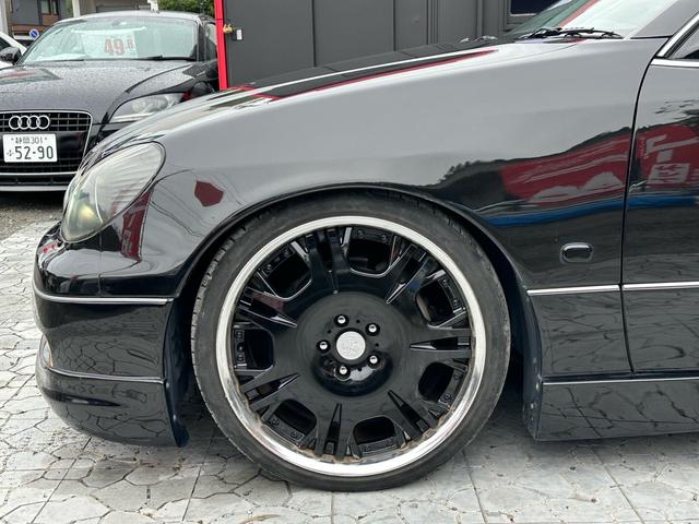 アリスト S300ベルテックスエディション 【1年間走行無制限保証】後期/フルエアロ/20インチ(WORK バルムンクBG2)/車高調(TEIN)/LEDイカリングインナーブラックヘッドライト/シートカバー/イエローフォグ/ETC(44枚目)