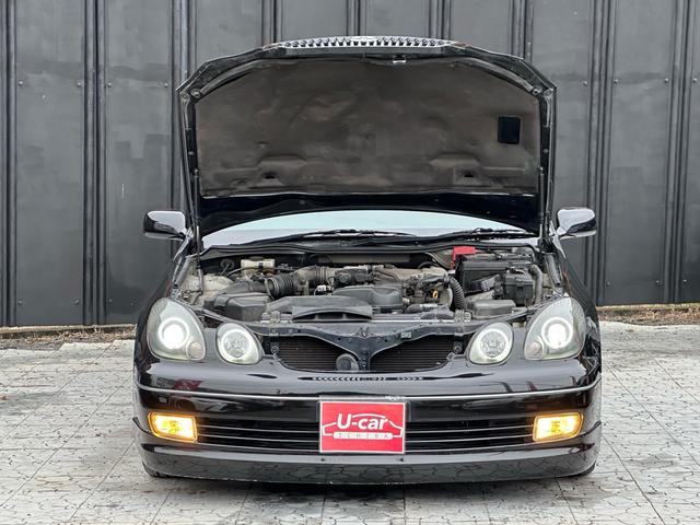 アリスト S300ベルテックスエディション 【1年間走行無制限保証】後期/フルエアロ/20インチ(WORK バルムンクBG2)/車高調(TEIN)/LEDイカリングインナーブラックヘッドライト/シートカバー/イエローフォグ/ETC(65枚目)