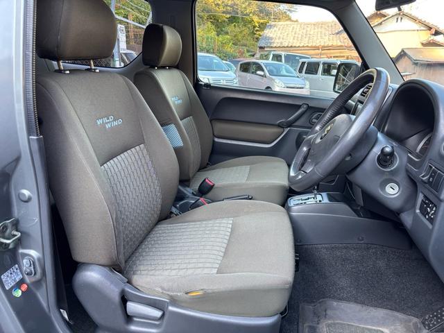 ジムニー ワイルドウインド 社外SDナビ・フルセグTV 純正アルミホイール キーレス シートヒーター(22枚目)