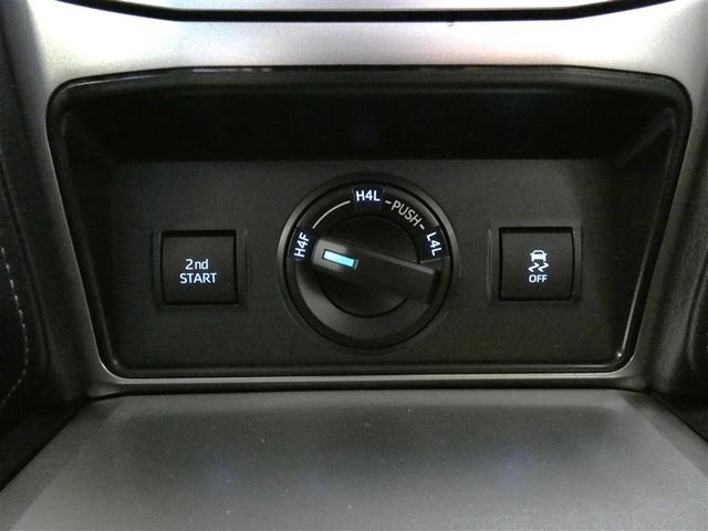 ダイヤル式トランスファー切替スイッチです。ランドクルーザープラドが誇る悪路走破性をお楽しみ下さい。