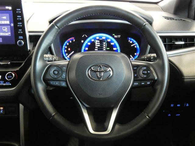 カローラクロス ハイブリッド　Ｚ　衝突被害軽減システム　メモリーナビ　フルセグ　バックカメラ　ミュージックプレイヤー接続可　４ＷＤ　スマートキー　ＥＴＣ　ＬＥＤヘッドランプ　オートクルーズコントロール　ワンオーナー　アルミホイール（5枚目）