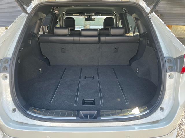 ハリアー プレミアム グー保証1年/ワンオーナー/禁煙車/純正9インチナビ/モデリスタエアロ/パワーバックドア/プリクラッシュセーフティ/レーダークルーズ/バックカメラ/ETC/ハーフレザーシート/LEDヘッドライト(56枚目)