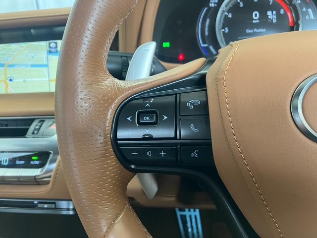 LC LC500h Lパッケージ LSS 純正ナビ ガラスルーフ カラーヘッドアップディスプレイ バックモニター シートヒーター/ベンチレーター Bluetooth接続 フルセグTV DVD再生 パワーシート 純正20インチアルミ(17枚目)