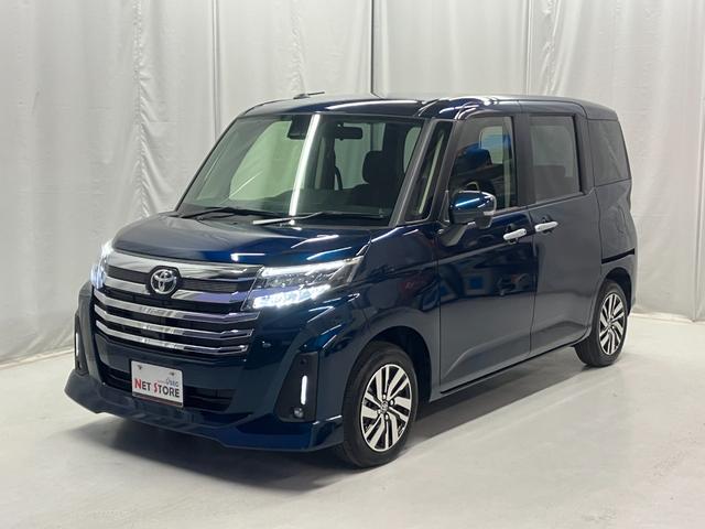 ルーミー カスタムＧ　ヒョウ害　スマートアシスト　９インチディスプレイオーディオ　パノラミックビューモニター　フルセグ　両側パワースライドドア　シートヒーター　クルーズコントロール　ＬＥＤヘッドライト　１４インチＡＷ　雹害（2枚目）