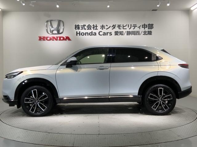 ヴェゼル ｅ：ＨＥＶＺ　ＨＳＥＮＳＩＮＧ　新車保証　試乗車　ワンオーナ－　純正ナビ　Ｔｖ　Ｒカメラ　ＢＴオーディオ　ＥＴＣ　ＬＥＤライト　ＶＳＡ　シ－トヒ－タ－　クルコン　アルミ　スマ－トキ－　盗難防止装置　整備記録簿（47枚目）